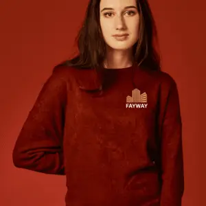 FAYWAY DARK RED SWEATSHIRT