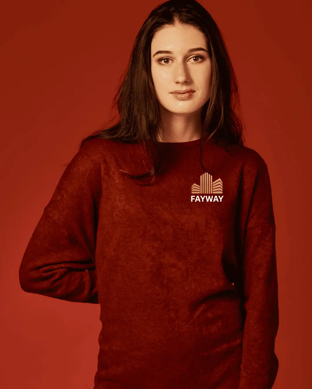FAYWAY DARK RED SWEATSHIRT